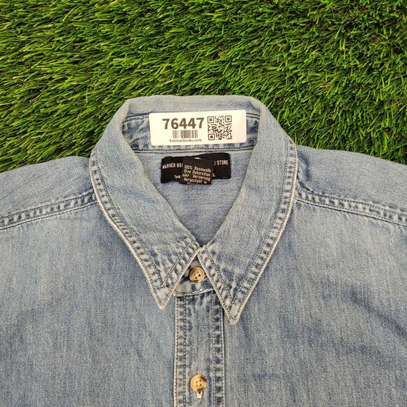 Vintage 1995 Bugs-Bunny Denim Shirt L/XL 23x30 Looney-Tunes - Picture 14 of 16